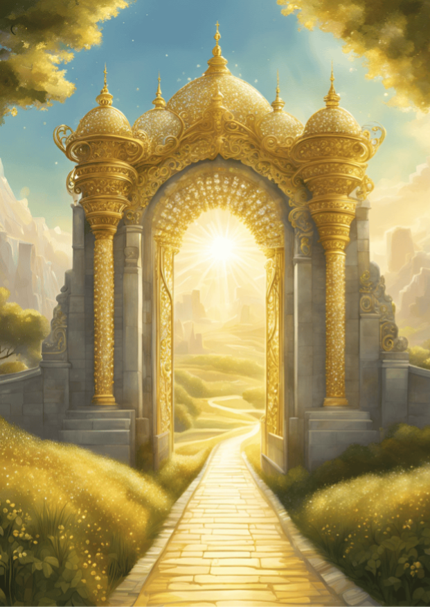 Postkarte Goldenes Tor