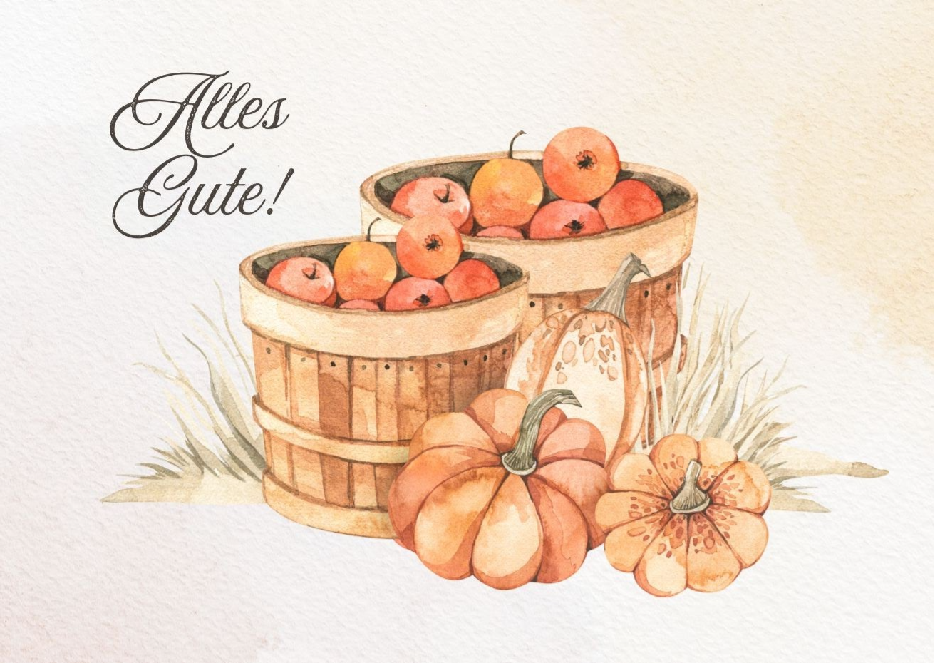 Grußkarte - Alles Gute!