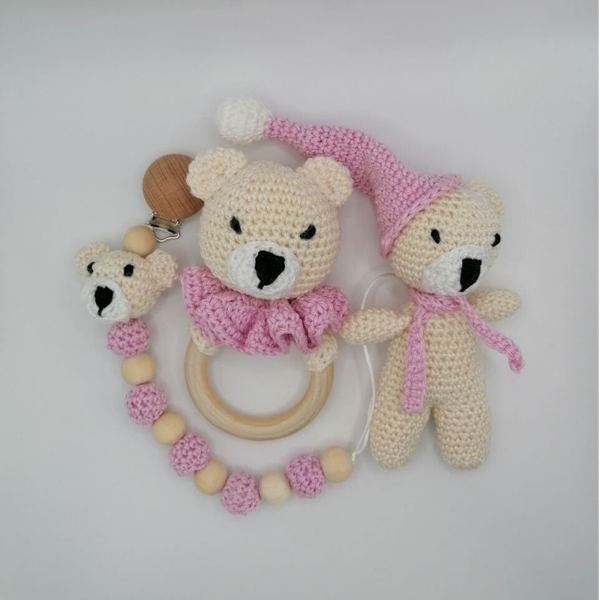 Bärchen-Set rosa