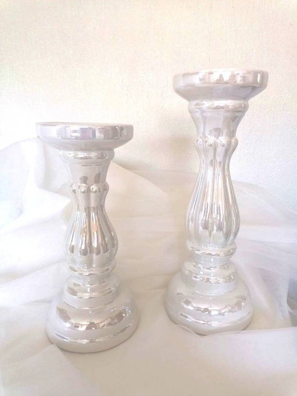 Kerzenständer cremeweiß