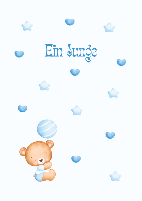 Postkarte Baby Junge