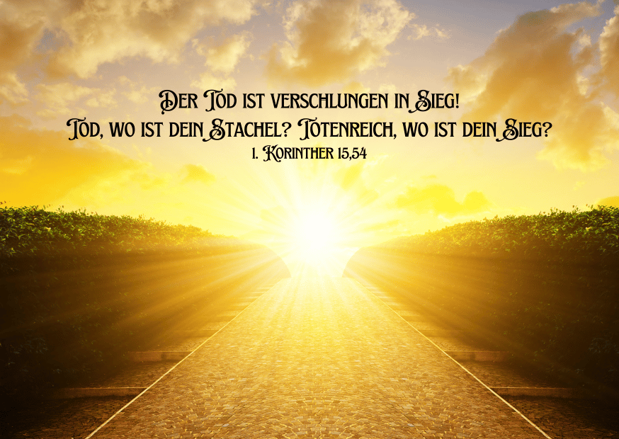 Postkarte zur Anteilnahme