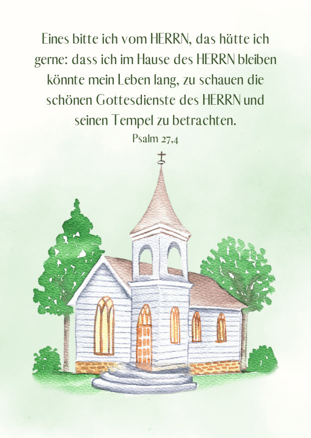 Postkarte Kirche