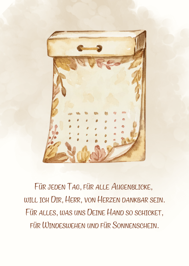 Postkarte Für jeden Tag