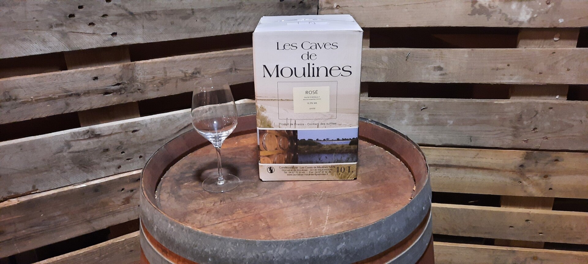 Moulines 10l Rosé VdP Hérault