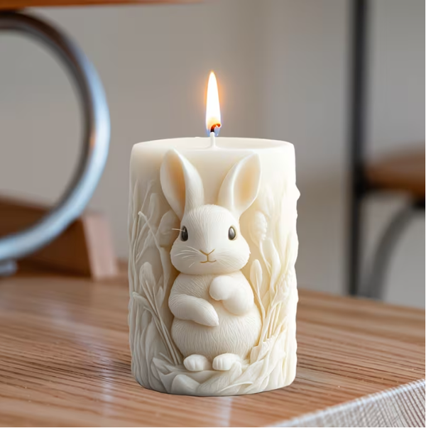 Hasenkerze – Liebevolle Deko für Frühling & Ostern