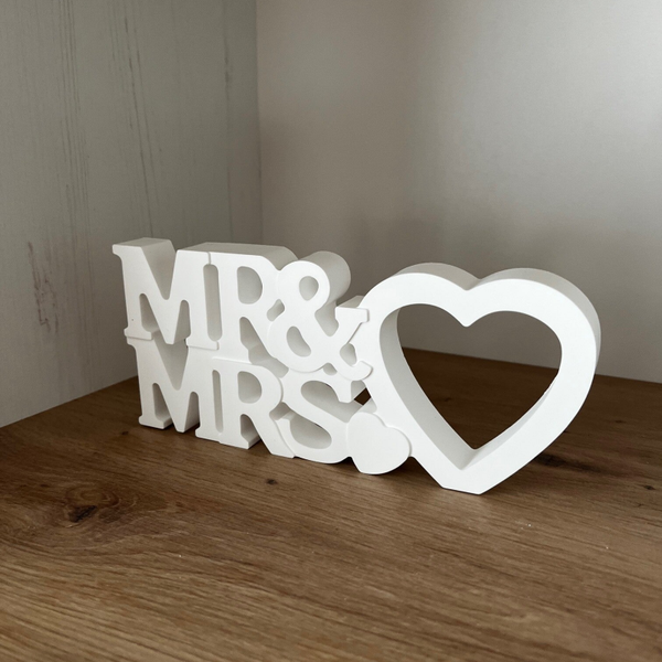 Verliebt, Verlobt, Verheiratet – MR & MRS Dekoelement