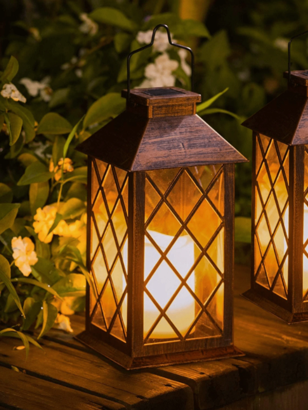 Solarbetriebene LED-Laterne