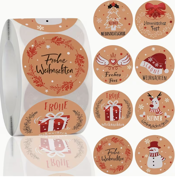 Weihnachtsaufkleber