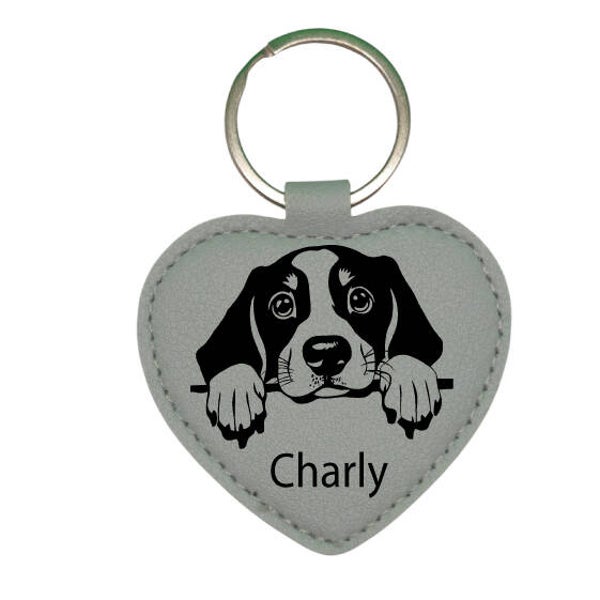 Hundemarke mit Gravur geräuschlos BEAGLE