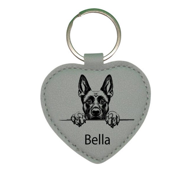 Hundemarke mit Gravur geräuschlos BELGIAN - MALINOIS