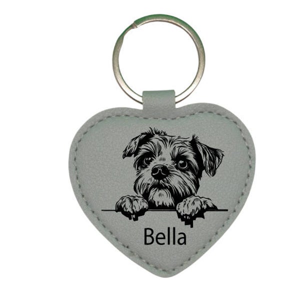 Hundemarke mit Gravur geräuschlos BRUSSELS GRIFFON