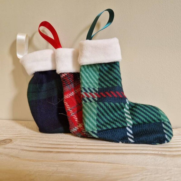 Katten kerstsokje voor in de kerstboom