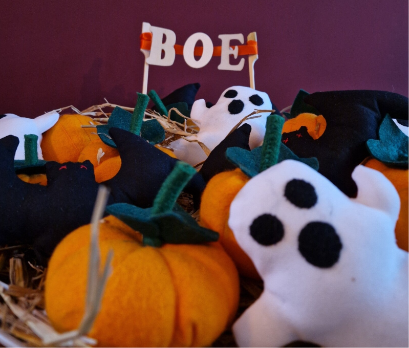 Knuffelactie voor de kat - halloween 2025