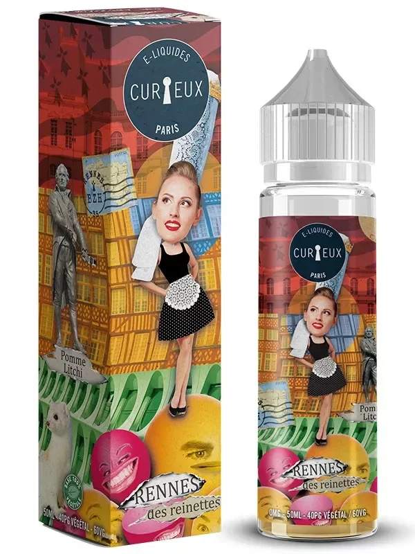 CURIEUX ELIQUIDES Rennes des Reinettes - 50ml