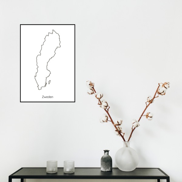 Poster Zweden | A4 poster | Hej Hygge