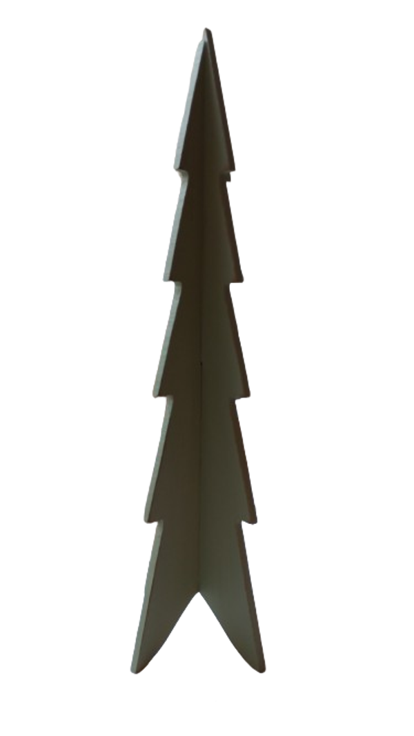 Kerstboom hout | lichtgroen |35.5cm