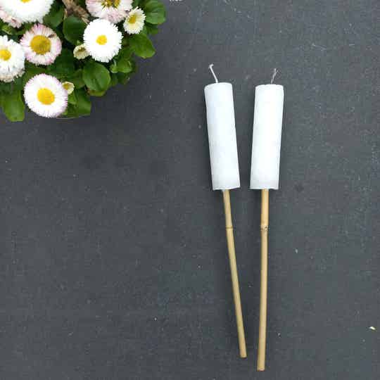 Tuinfakkel wit | Noorderlichtjes