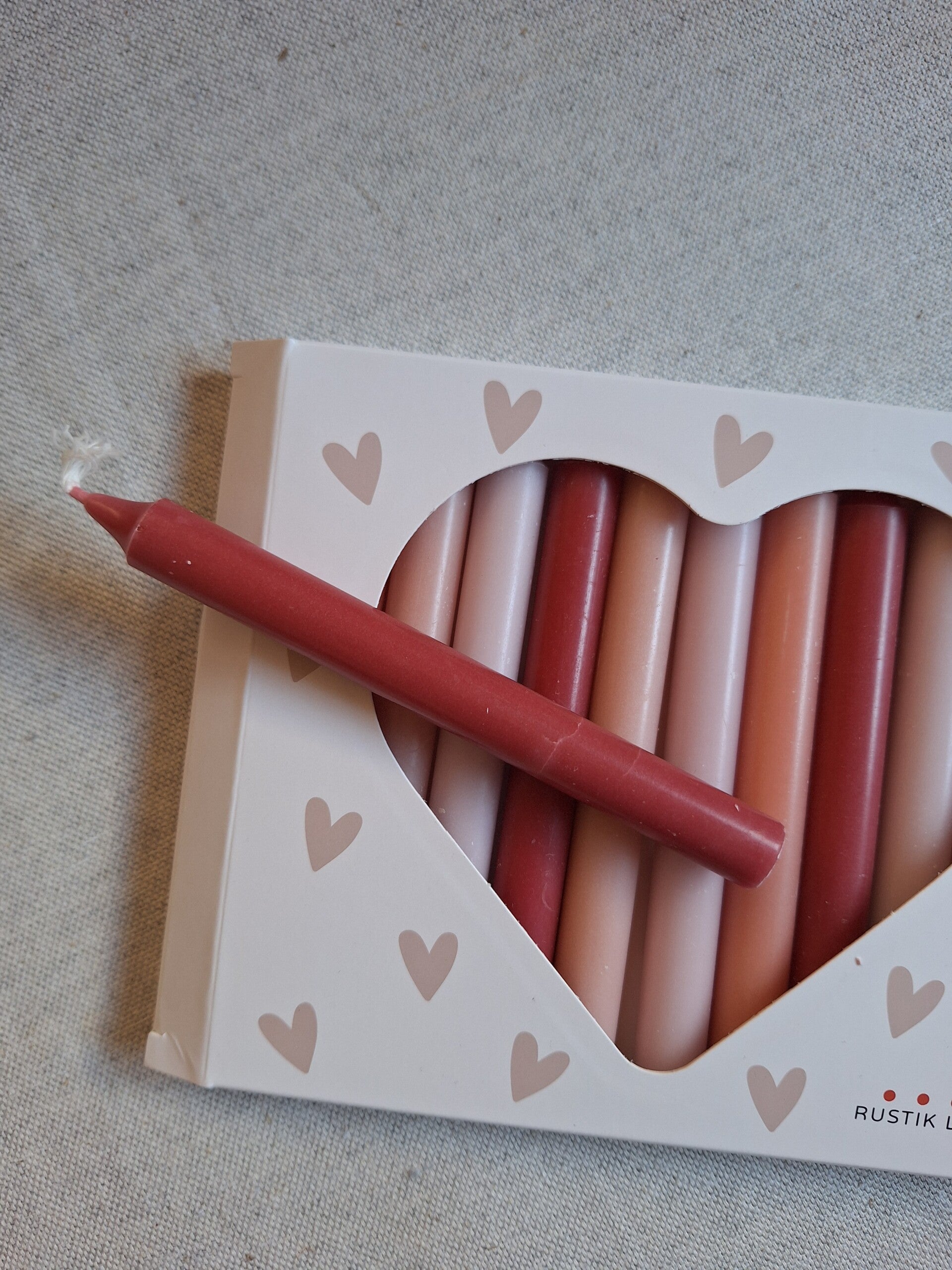 Potloodkaarsjes - beschadigd