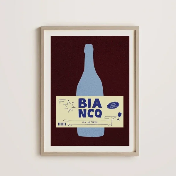 Fisk poster vino | 30x40cm