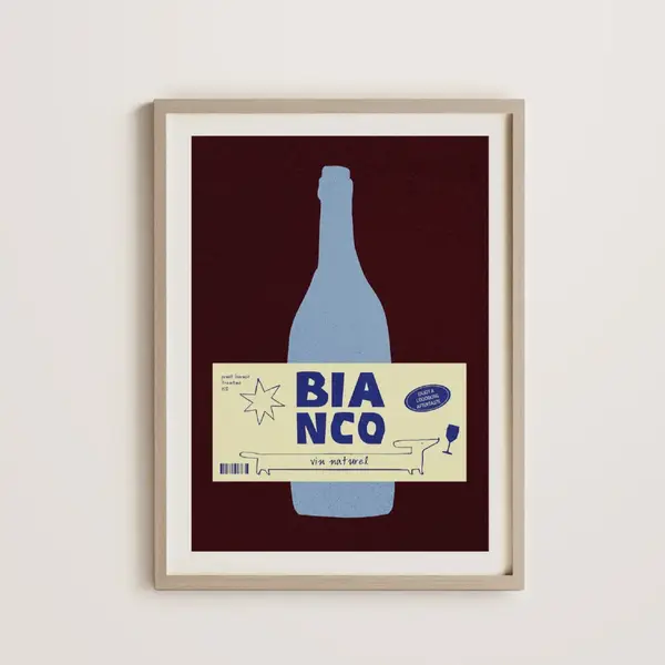 Fisk poster vino | 30x40cm