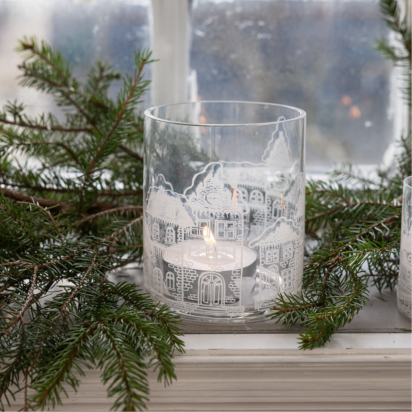 Glazen theelichthouder | Storefactory