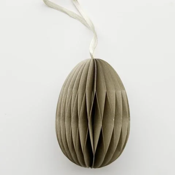 Paasdecoratie | Warm grijs paasei hanger