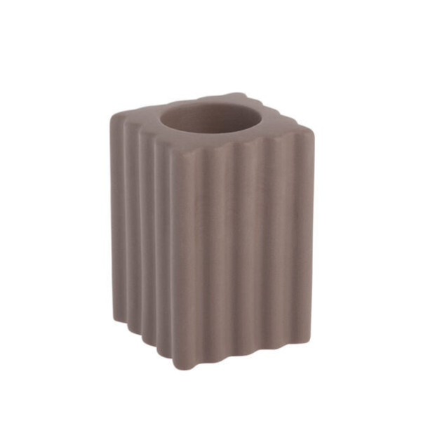 Theelichthouder donkerbruin small | Storefactory