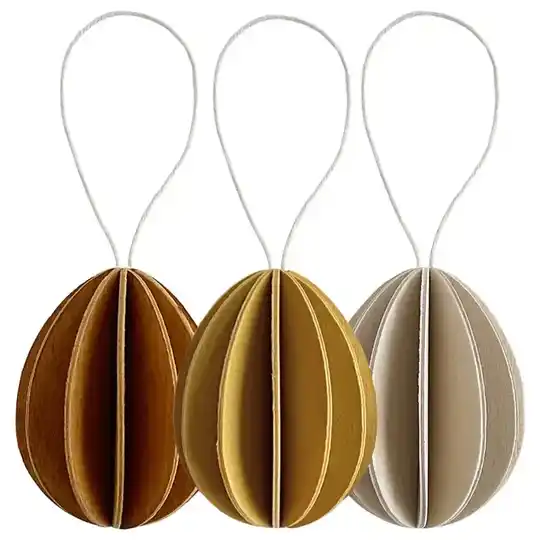 Lovi Finland paaseieren| Golden mix | 3 pcs | Lovi Finland