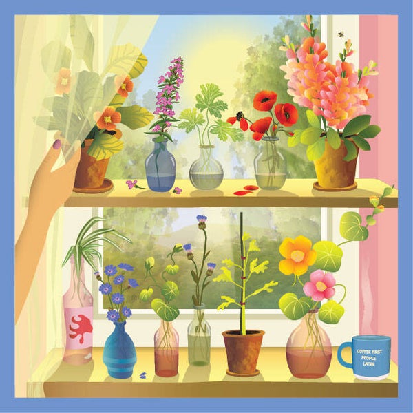 VISSEVASSE puzzel 500 stukjes | Plants & Me