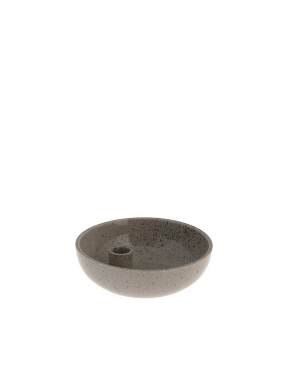 Kandelaar rond grijs Lidatorp small | Storefactory