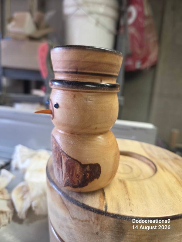 Snowman christmas ornament