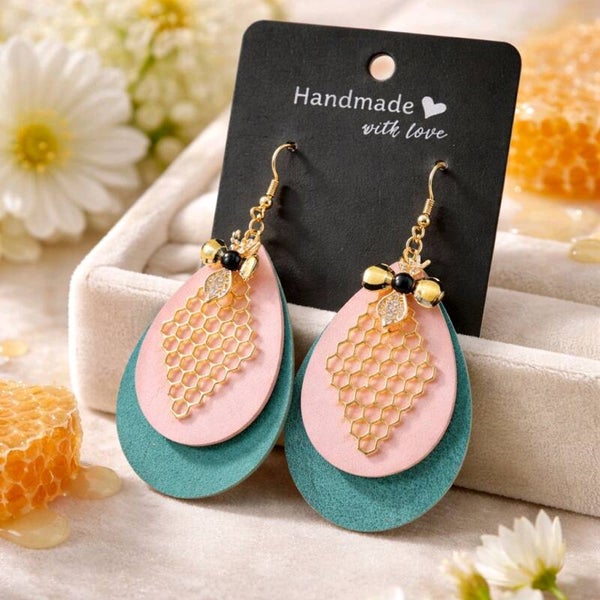 Boucles d’oreilles abeilles