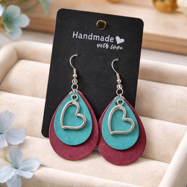 Boucles d’oreilles cœur