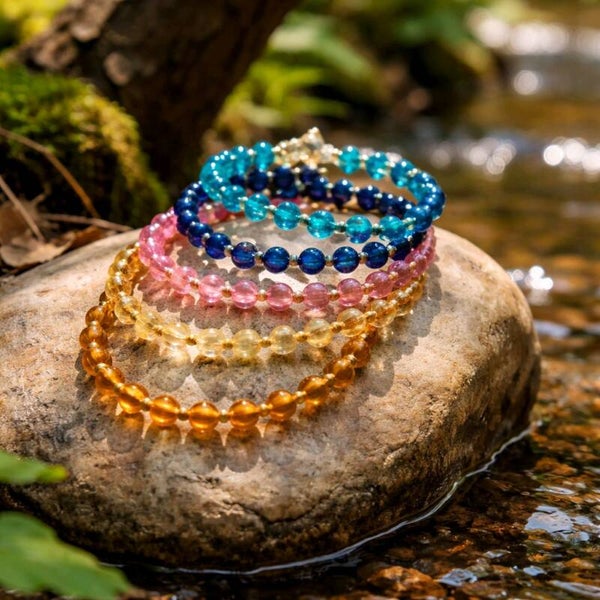 Bracelets Gloss Acryliques Arc en ciel