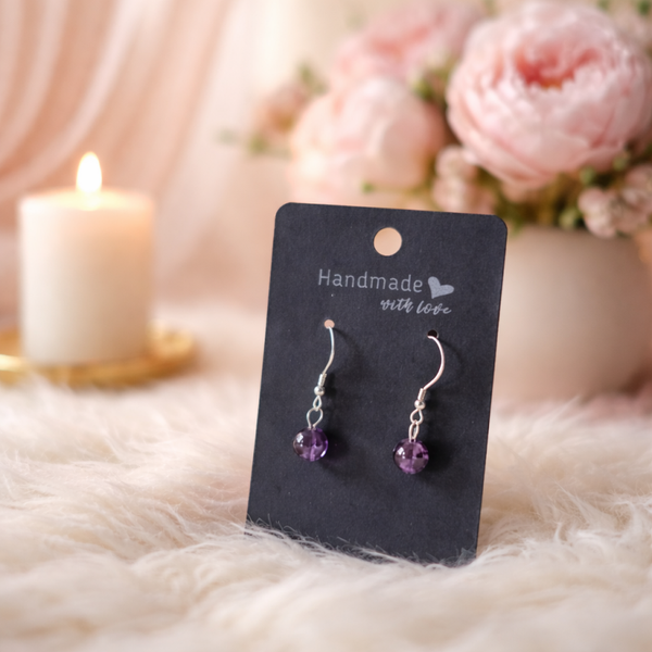 Boucles d’oreilles Améthyste