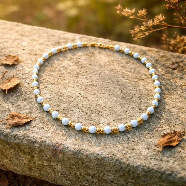 Collier ras de cou – Célestine 6 mm