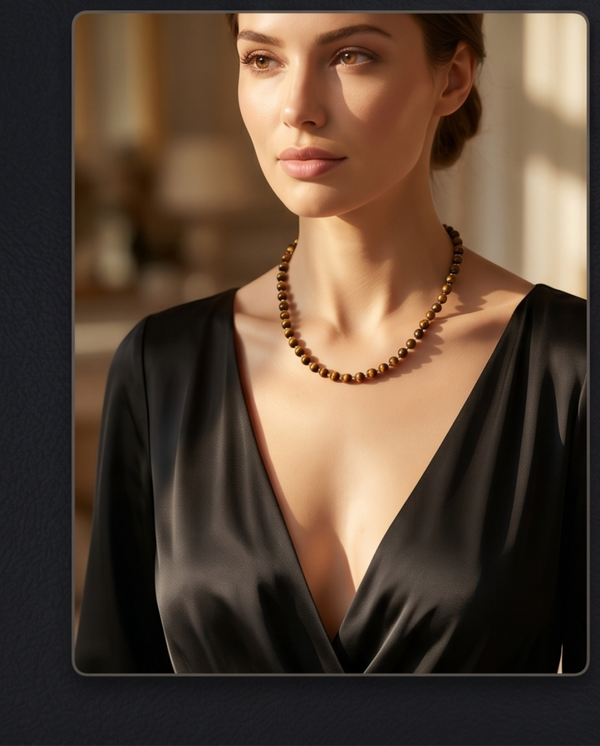 Collier triple protection 8 mm & acier inoxydable
