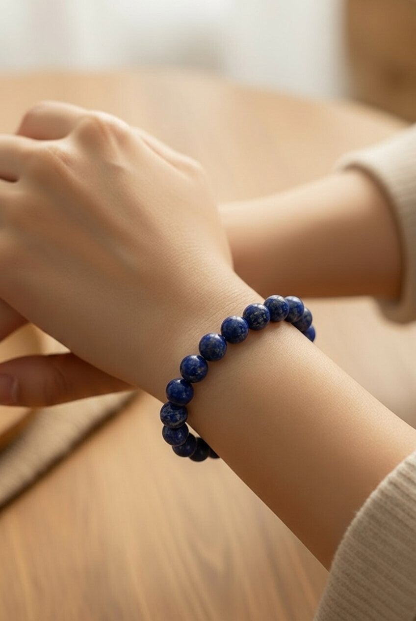 Bracelet Lapis-Lazuli naturel. 10 mm Extra