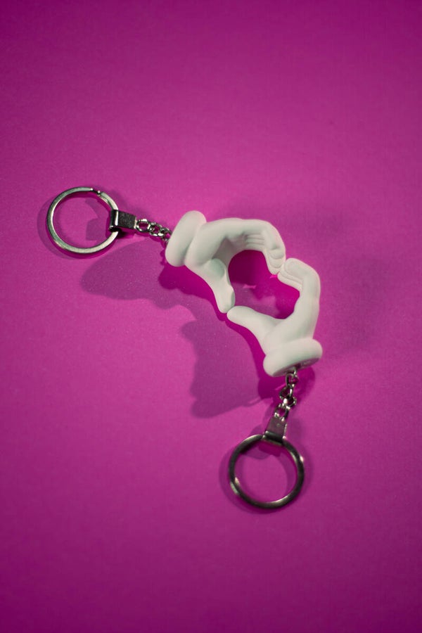 Sleutelhangers "Hartjes"