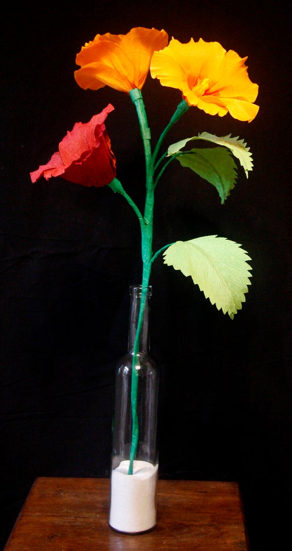 Malava in oranje met rood