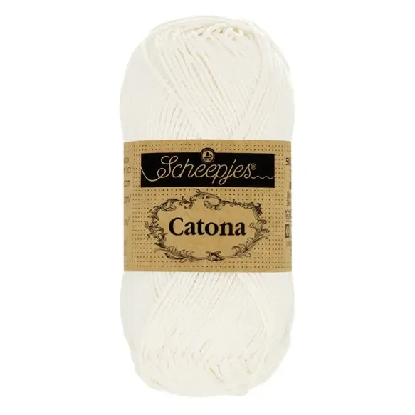 Scheepjes Catona 105 Bridal White