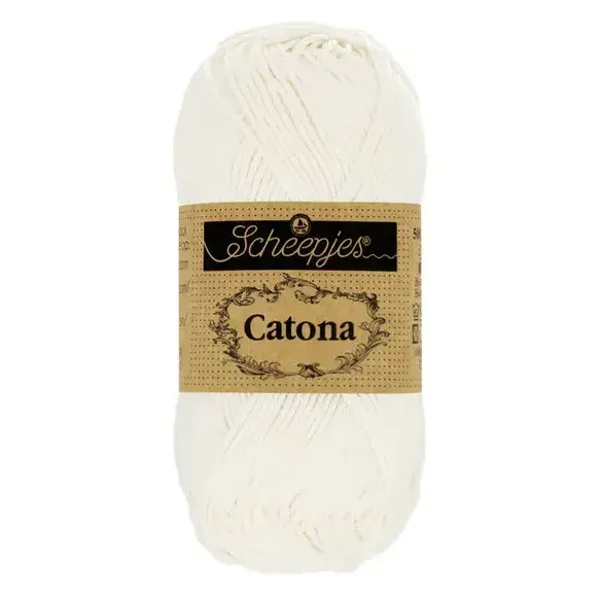 Scheepjes Catona 105 Bridal White