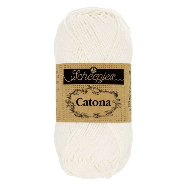 Scheepjes Catona 105 Bridal White