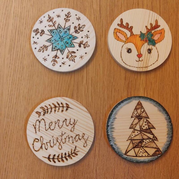 Kerstworkshop houtbranden