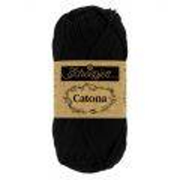 Scheepjes Catona 110 Jet Black