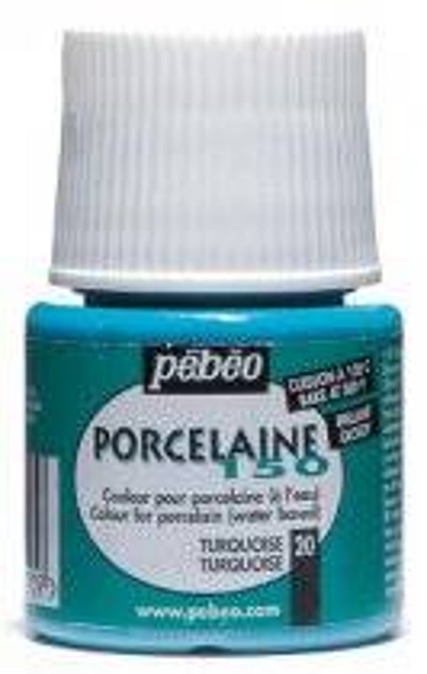 20 Pébéo porseleinverf – Turquoise