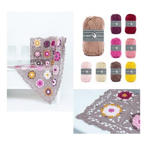 Jip by Jan Haakpakket Coaster Square deken taupe