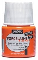04 Pébéo porseleinverf – Agate oranje