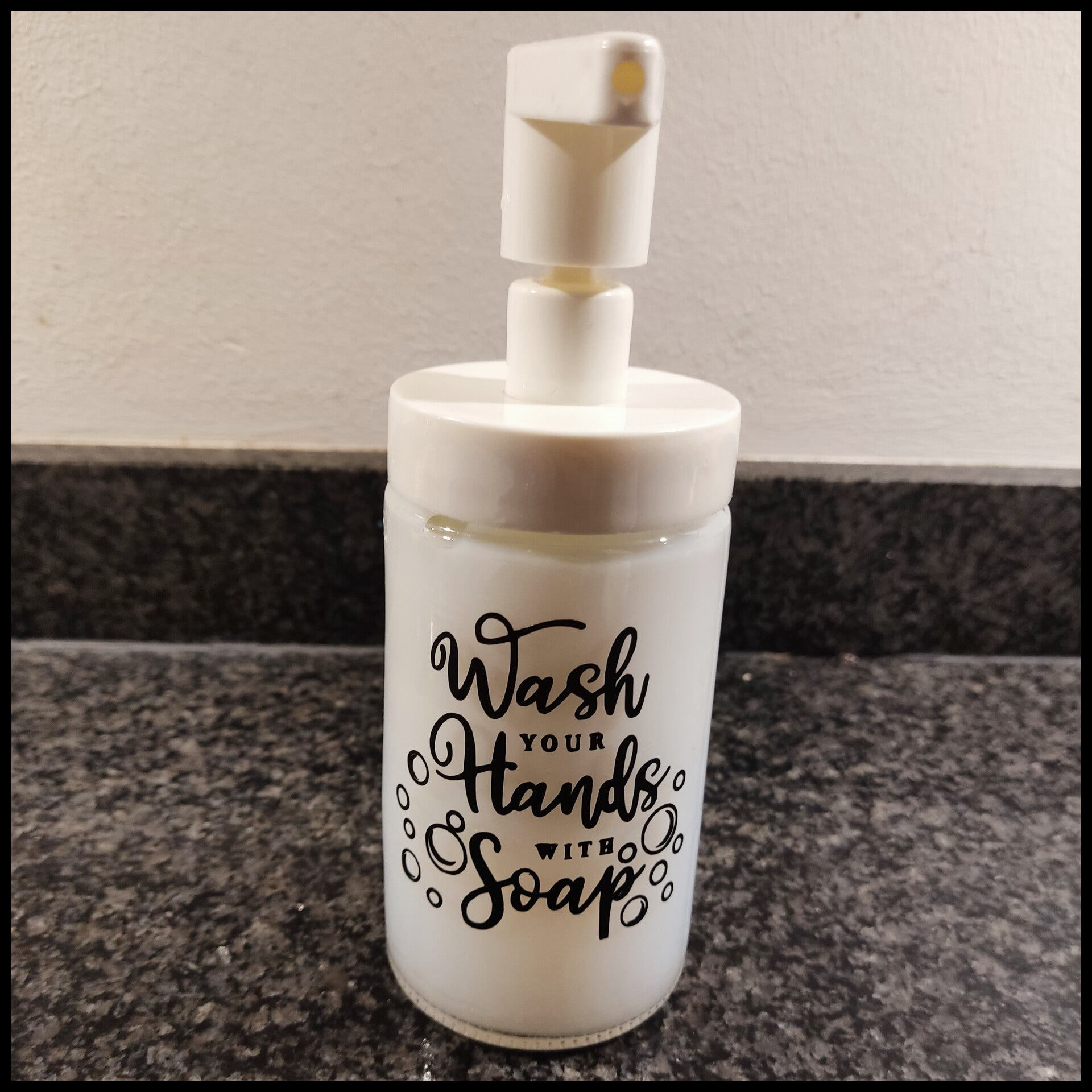 Zeeppompje met eigen tekst/ opdruk